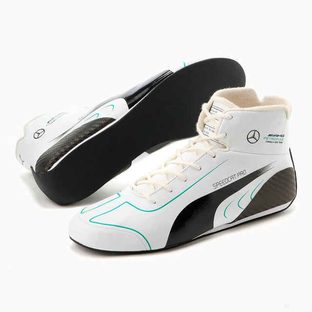 Motošportové topánky Puma Mercedes Speedcat Pro Replica, biele, 2021 - FansBRANDS®