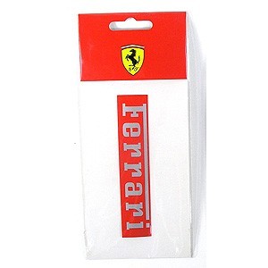 Nálepka Ferrari, 11x2 cm, červená, 2012 - FansBRANDS®