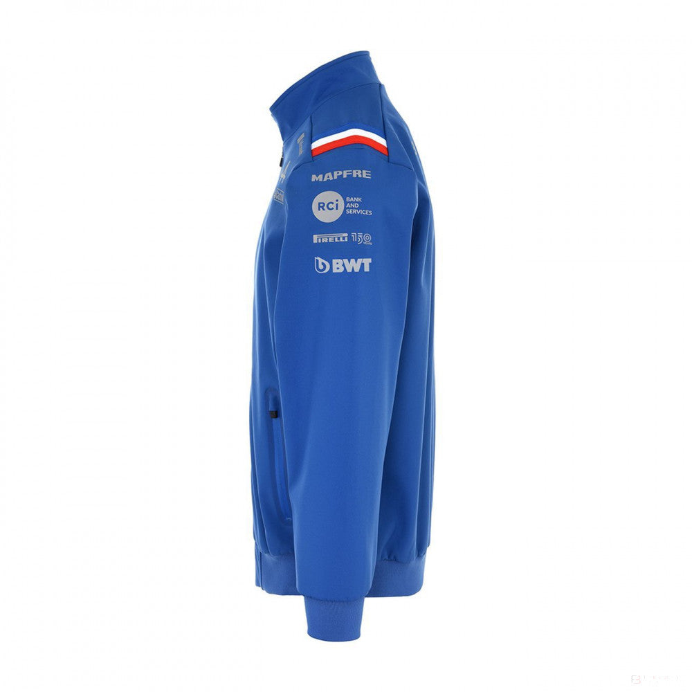Alpská softshellová bunda, tímová, modrá, 2022