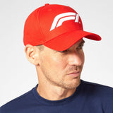 Baseballová čiapka Formuly 1, Logo Formuly 1, červená, 2020