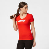 Dámske tričko Formuly 1, Logo Formuly 1, červené, 2020 - FansBRANDS®
