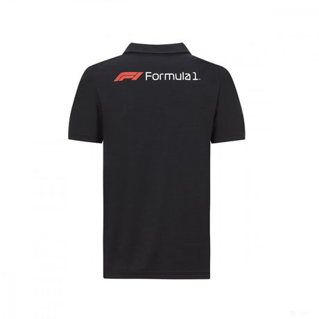 Formula 1 Polo, Logo Formuly 1, čierne, 2020