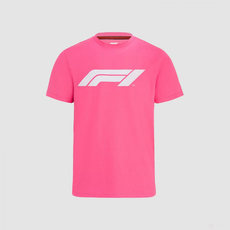 Formula 1 T-shirt, Formula 1 Logo, Pink, 2022 - FansBRANDS®