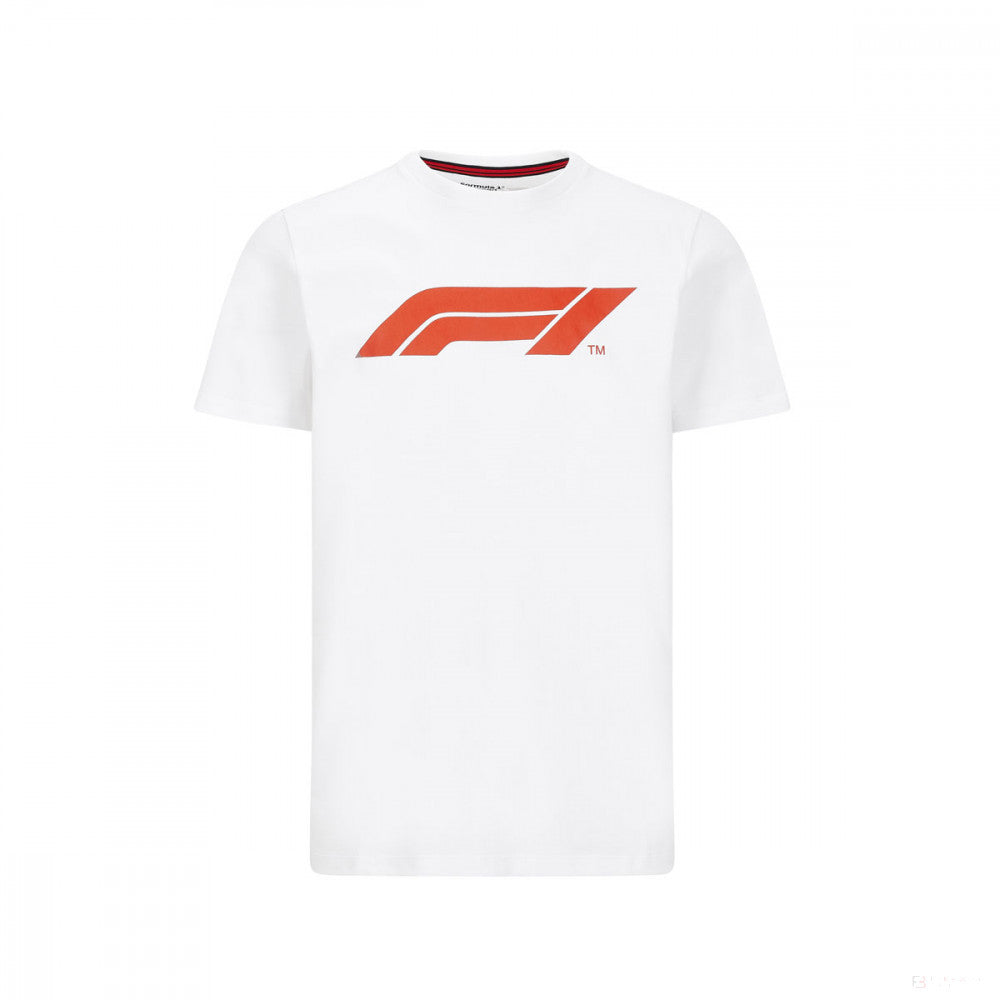 Tričko Formuly 1, Logo Formuly 1, Biele, 2020 - FansBRANDS®