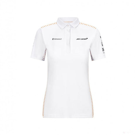 Dámske pólo McLaren, tím, biela, 2020 - FansBRANDS®