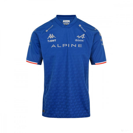 Alpine tričko, Esteban Ocon 31 Team, modré, 2022 - FansBRANDS®