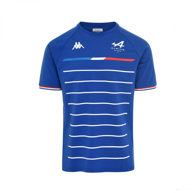 Alpine tričko, Esteban Ocon Fanwear, modré, 2022 - FansBRANDS®