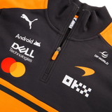 McLaren pulóver, tím, polovičný zips, papája