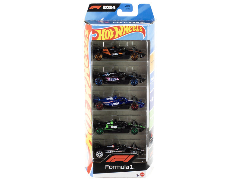 Hot Wheels F1 sada, 5-diel F1 auto v krabici