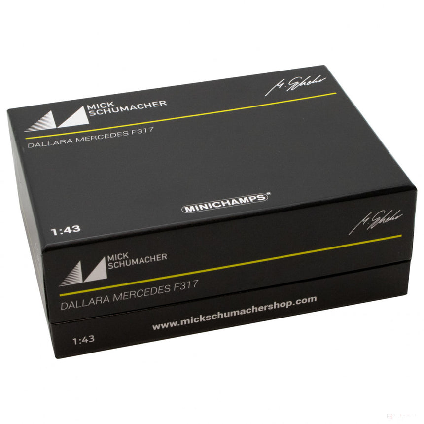 Mick Schumacher Model Car, Dallara Mercedes F317 F3 Majster Európy 2018, mierka 1:43, biela, 2018 - FansBRANDS®