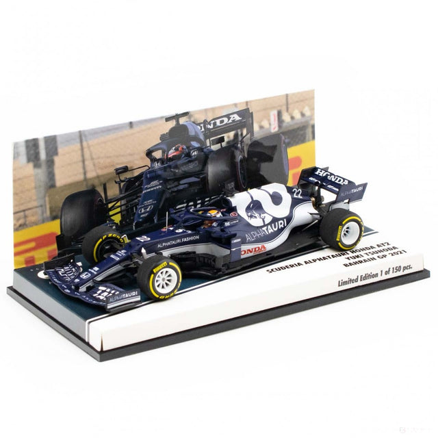 Yuki Tsunoda Scuderia AlphaTauri Honda AT02 Formula 1 Bahrain GP 2021 Limited Edition 1:43 - FansBRANDS®