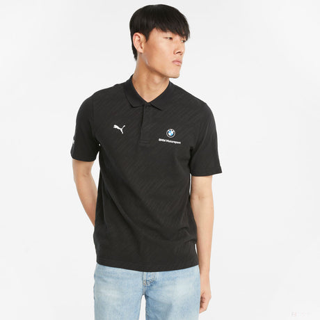 BMW Polo, Puma BMW MMS Jacquard, čierna, 2021 - FansBRANDS®