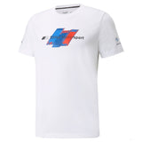 BMW tričko, Puma BMW Motorsport Logo, biele, 2021