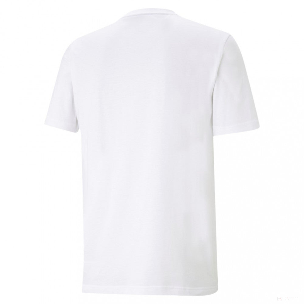 Ferrari tričko, Puma Race Big Shield, biele, 2021