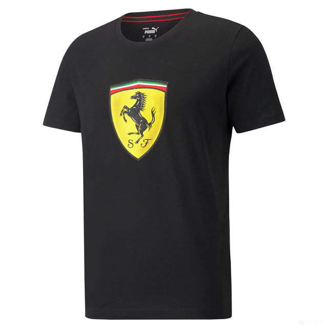 Ferrari tričko, Puma Race Big Shield, čierne, 2021 - FansBRANDS®