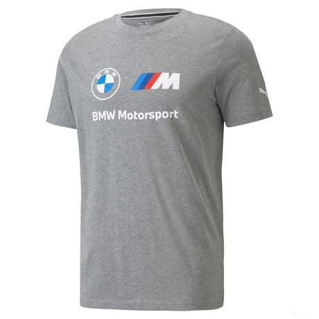 BMW tričko, Puma BMW ESS Logo, sivá, 2021 - FansBRANDS®