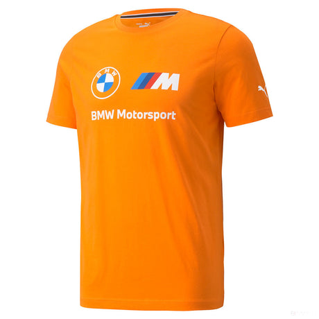 BMW tričko, Puma BMW MMS ESS Logo, Orange, 2021 - FansBRANDS®