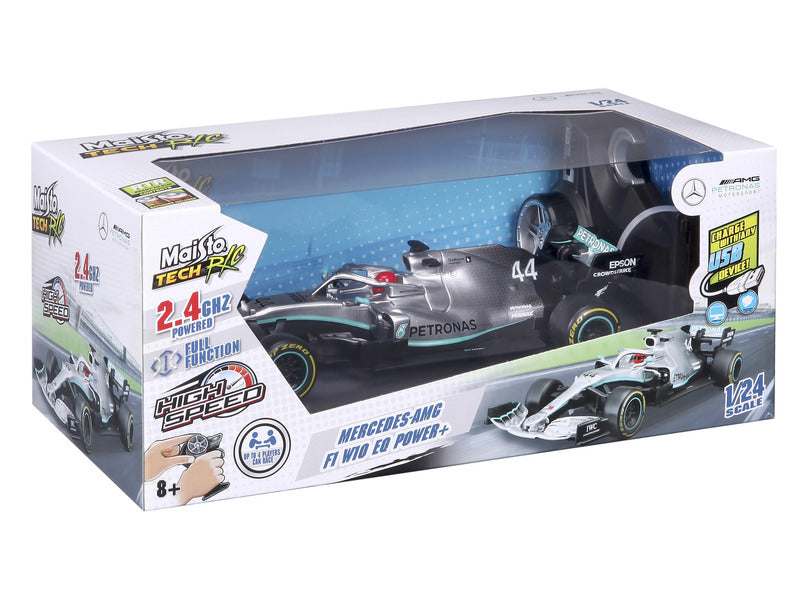 Mercedes RC auto, Maisto Tech RC, Lewis Hamilton, 1:24, č. 44, W10 EQ Power +