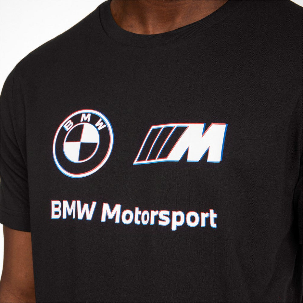 Tričko Puma BMW MMS, čierne, 2022