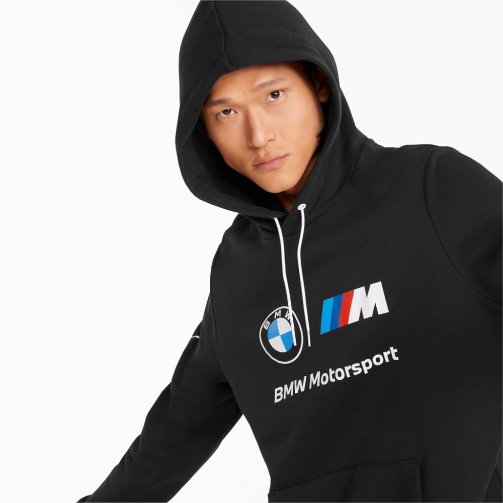 Mikina Puma BMW MMS s kapucňou, čierna, 2022