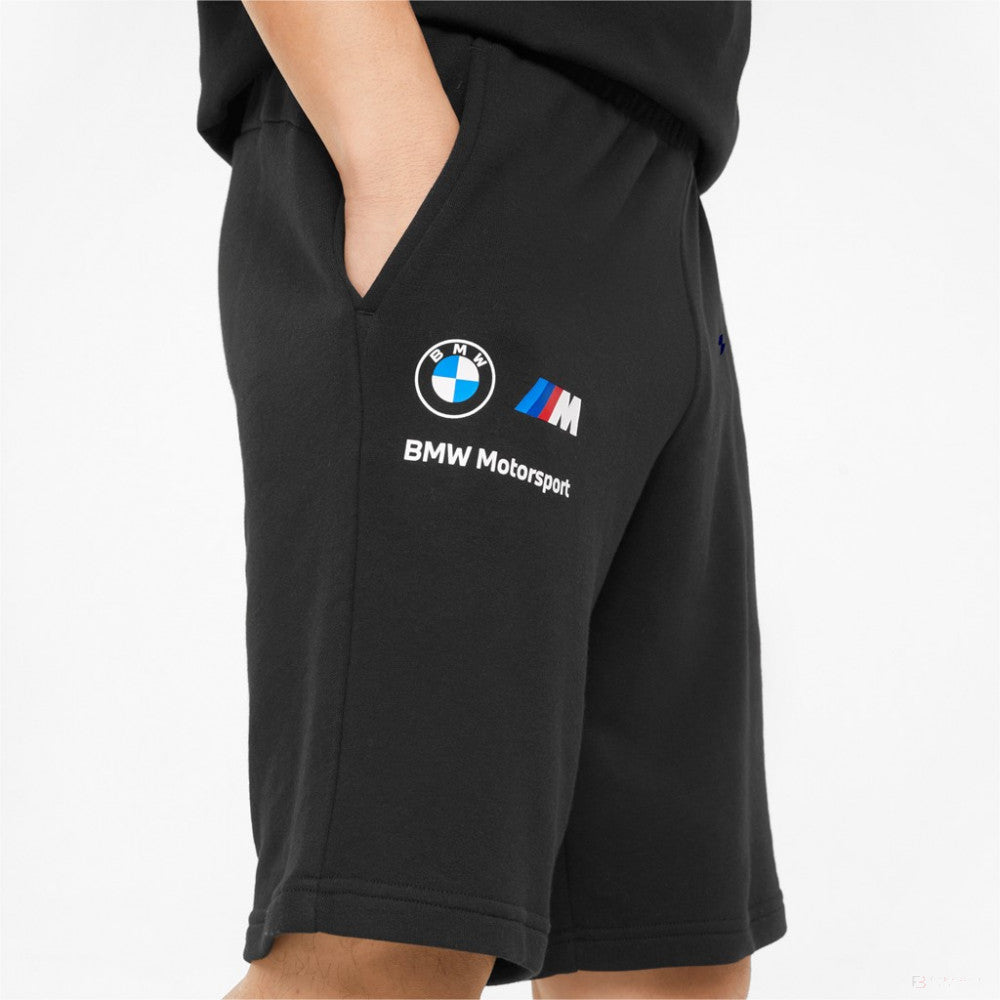 Šortky Puma BMW MMS ESS, čierne, 2022