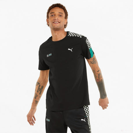 Tričko Puma Mercedes, čierne, 2022 - FansBRANDS®