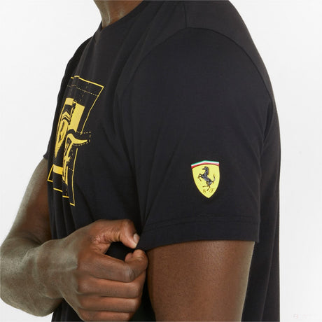 Tričko Puma Ferrari Race, čierne, 2022 - FansBRANDS®