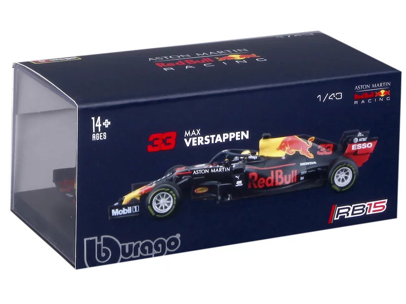 Model auta Red Bull Racing, Max Verstappen, WW č. 1 R1, bburago, modrá 🔥