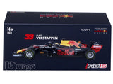 Model auta Red Bull Racing, Max Verstappen, WW č. 1 R1, bburago, modrá 🔥