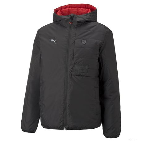 Ferrari Style Reversible Padded Jacket Puma Black 2022 - FansBRANDS®