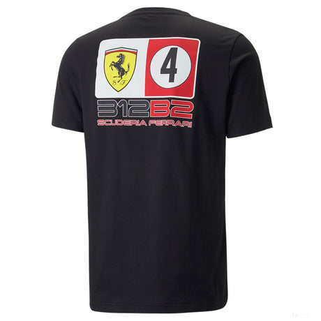 Ferrari Race Colored Big Shield Tee Puma Black 2022 - FansBRANDS®