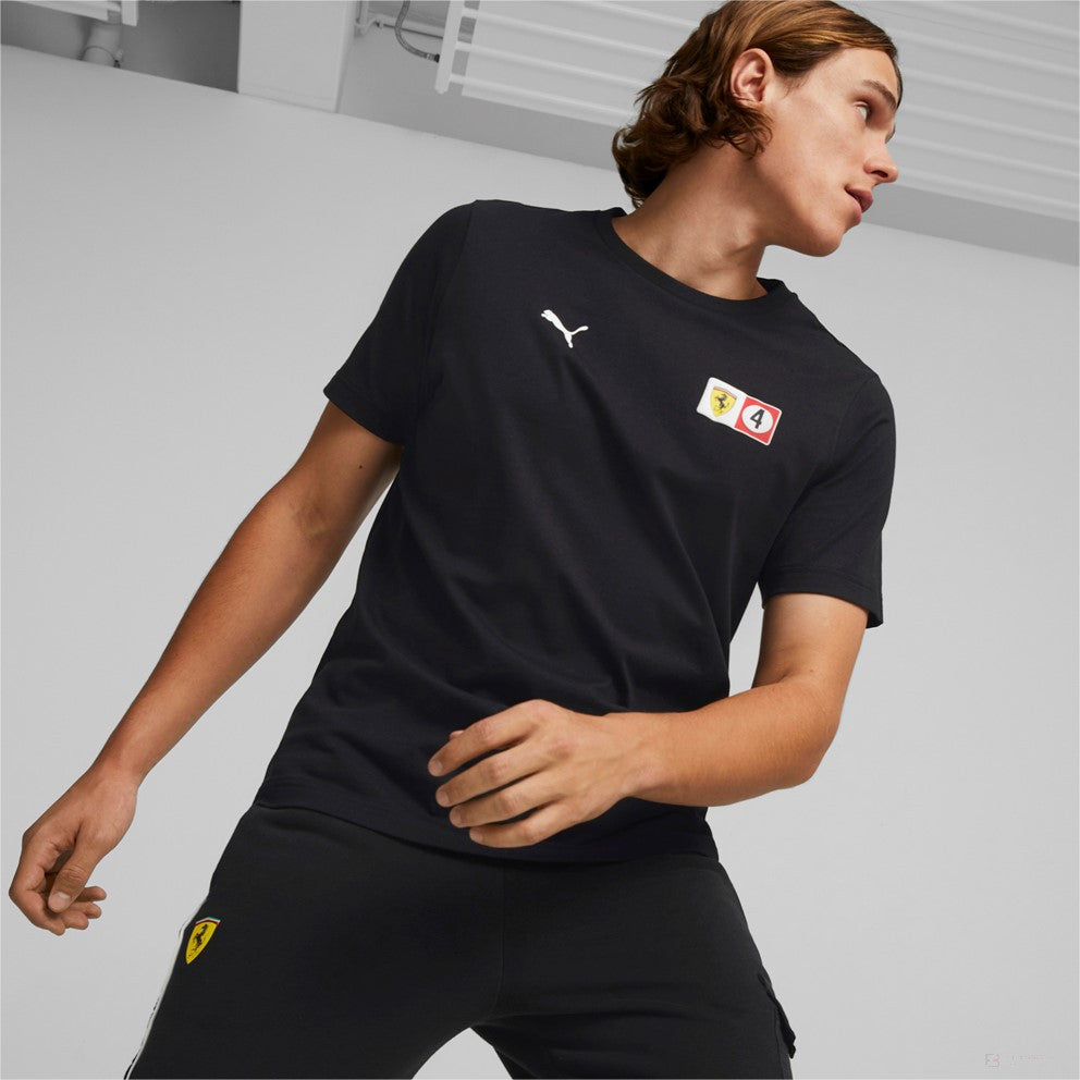 Ferrari Race Colored Big Shield Tee Puma Black 2022 - FansBRANDS®