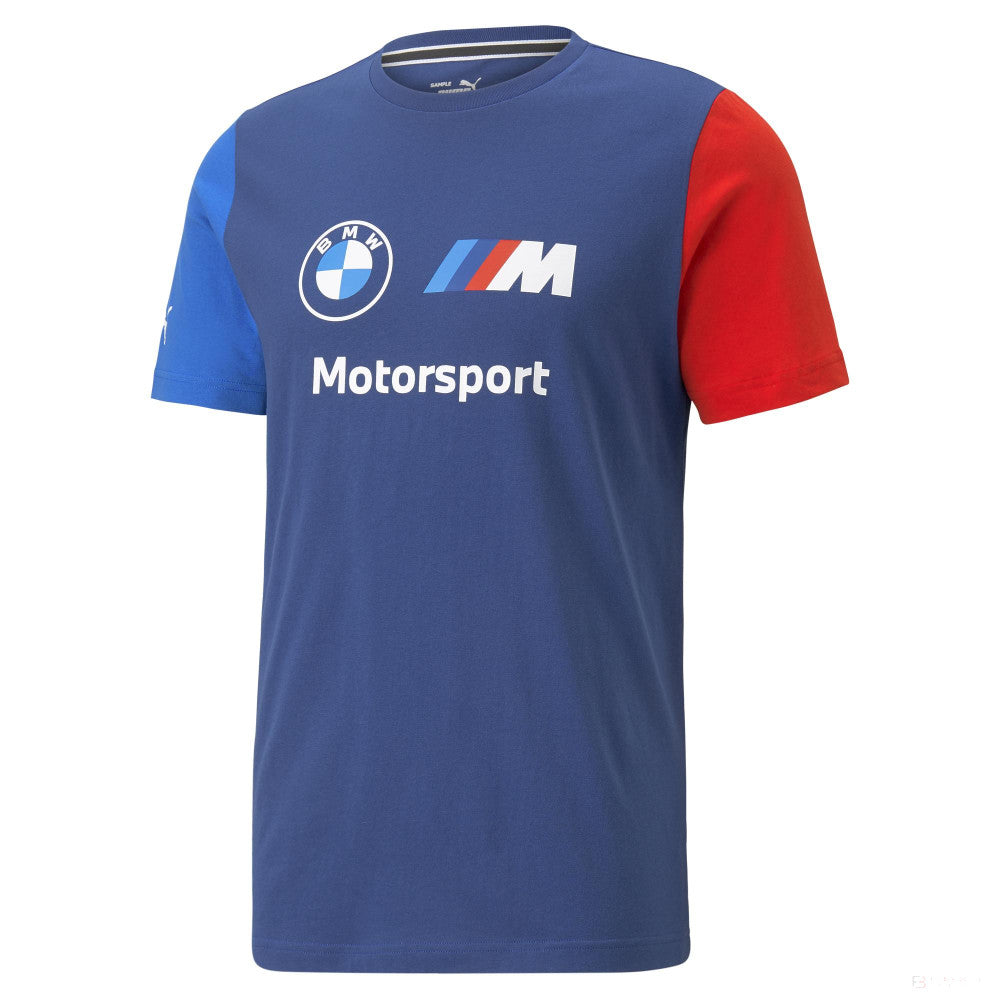 BMW MMS t-shirt, Puma, ESS, logo, blue - FansBRANDS®