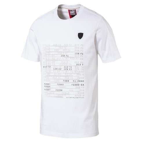 Ferrari tričko, Puma F1 Graphic, biele, 2017
