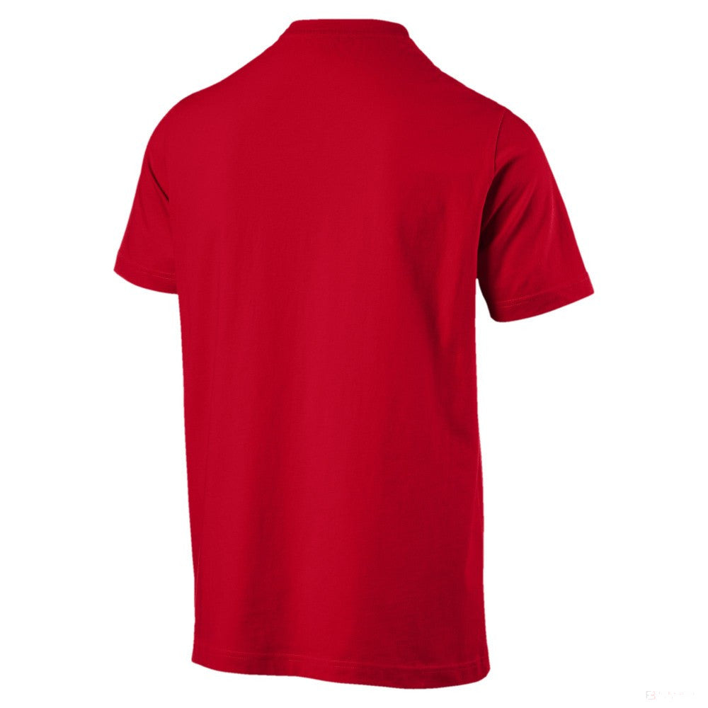 Ferrari tričko, Puma Big Shield, červené, 2018