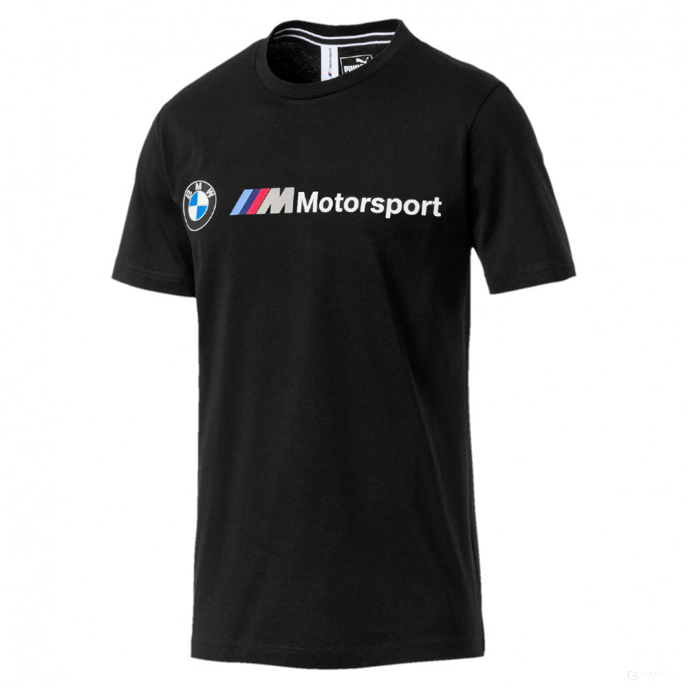 BMW tričko, Puma BMW MMS Logo, čierne, 2019