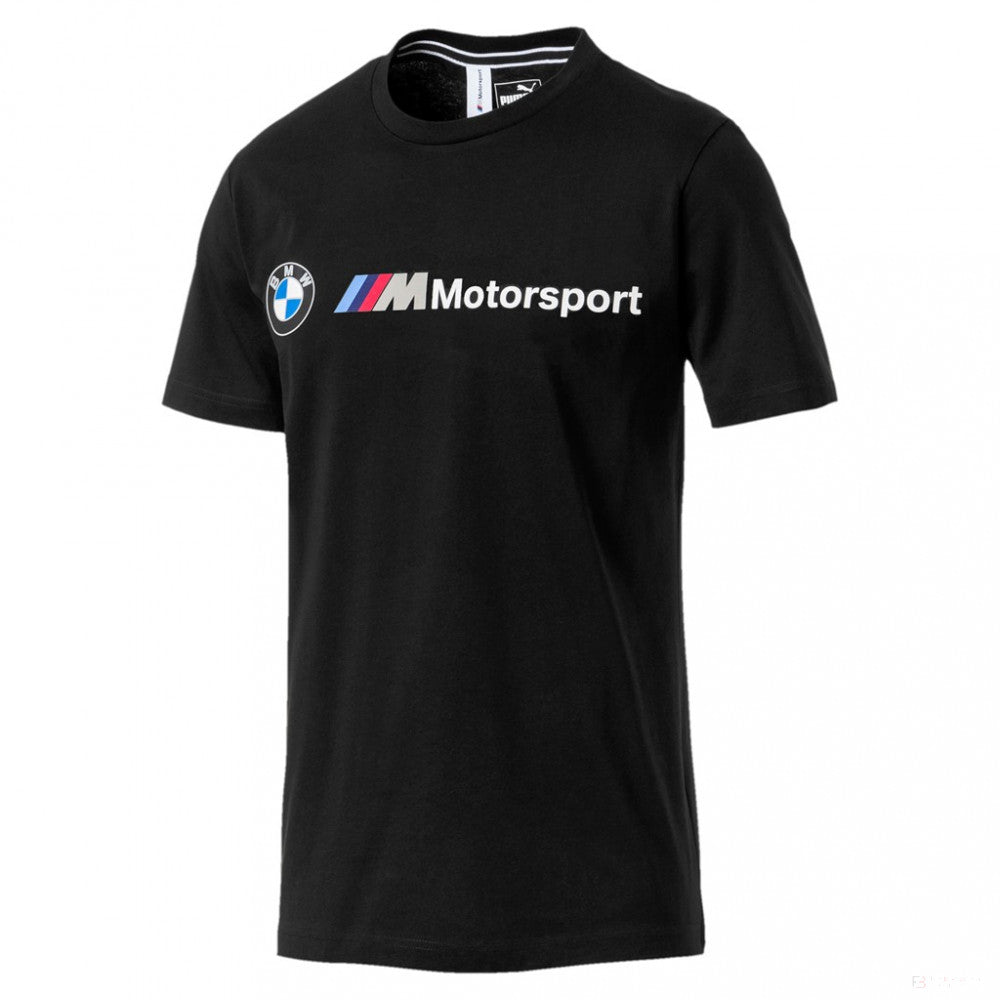 BMW tričko, Puma BMW MMS Logo, čierne, 2019