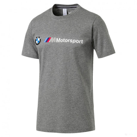 BMW tričko, Puma BMW MMS Logo, sivá, 2019 - FansBRANDS®