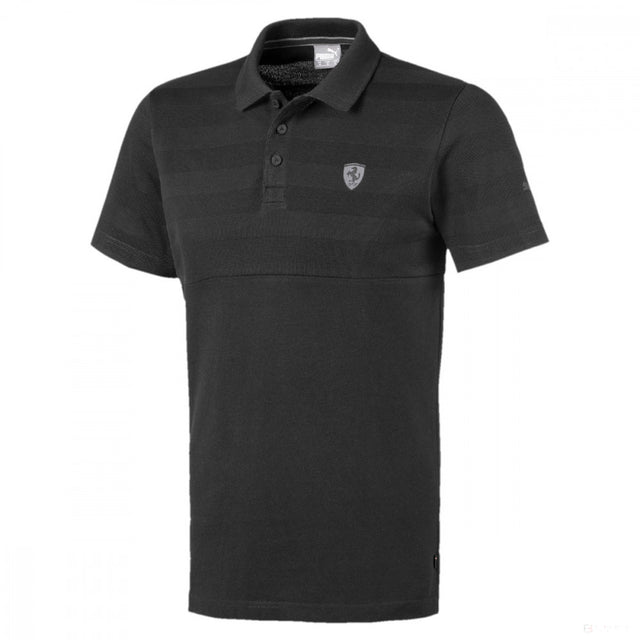 Ferrari Polo, Puma Scudetto Striped, Black, 2020 - FansBRANDS®