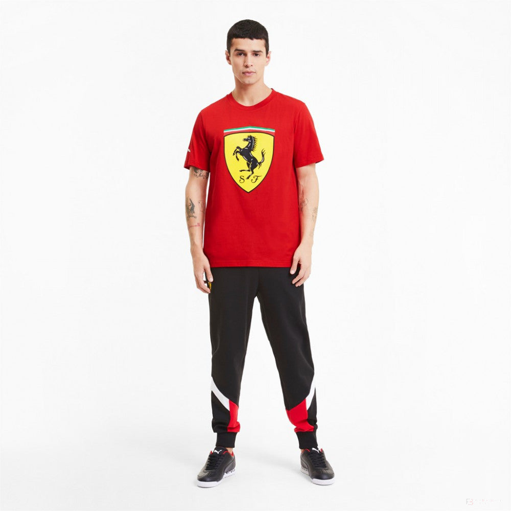 Ferrari tričko, Puma Race Big Shield+, červené, 2020 - FansBRANDS®