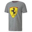 Ferrari tričko, Puma Race Big Shield+, sivá, 2020 - FansBRANDS®