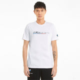 BMW tričko, Puma BMW MMS Logo+, biele, 2021 - FansBRANDS®