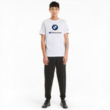 BMW tričko, Puma BMW MMS ESS Logo, biele, 2021