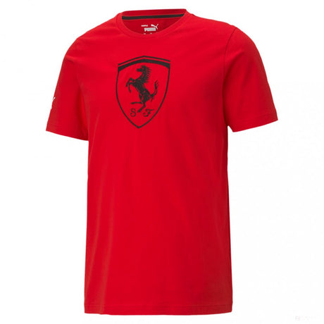 Ferrari tričko, Puma Race Big Shield+, červené, 2021 - FansBRANDS®