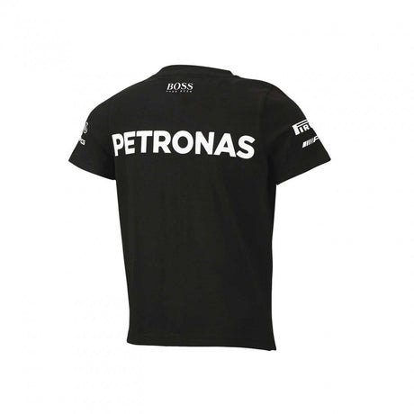 Detské tričko Mercedes, Team, Black, 2015 - FansBRANDS®