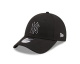 Kšiltovka New York Yankees, New Era, 9FORTY, s výrazným obrysom, čierna