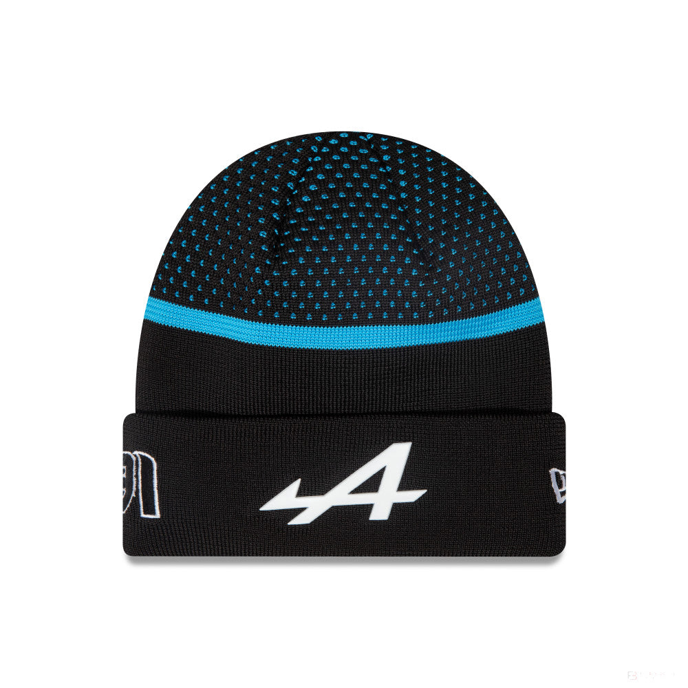 Alpine beanie, New Era, Esteban Ocon, 9FIFTY, black, kids, 2023