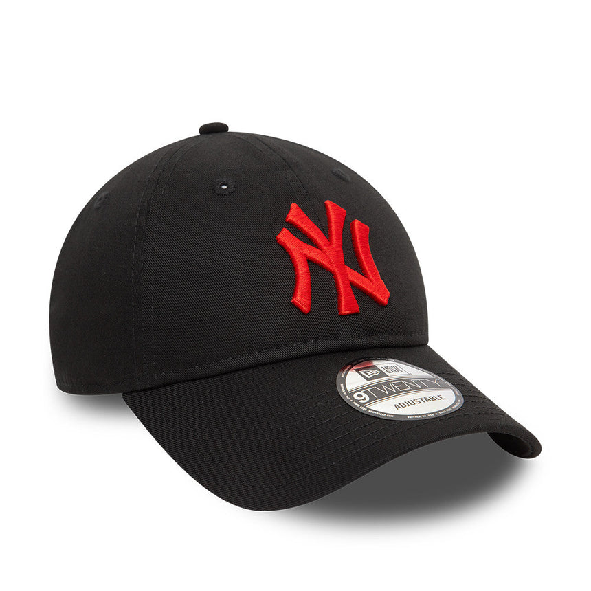 New York Yankees kšiltovka, červené logo, New Era, 9TWENTY, základná, čierna
