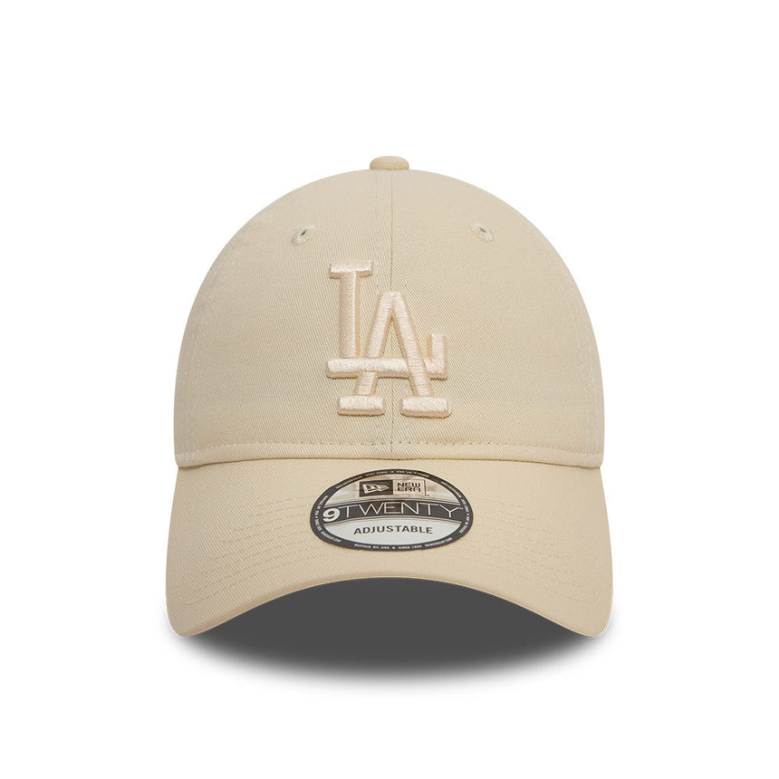 Čiapka Los Angeles Dodgers, New Era, 9TWENTY, essential, béžová