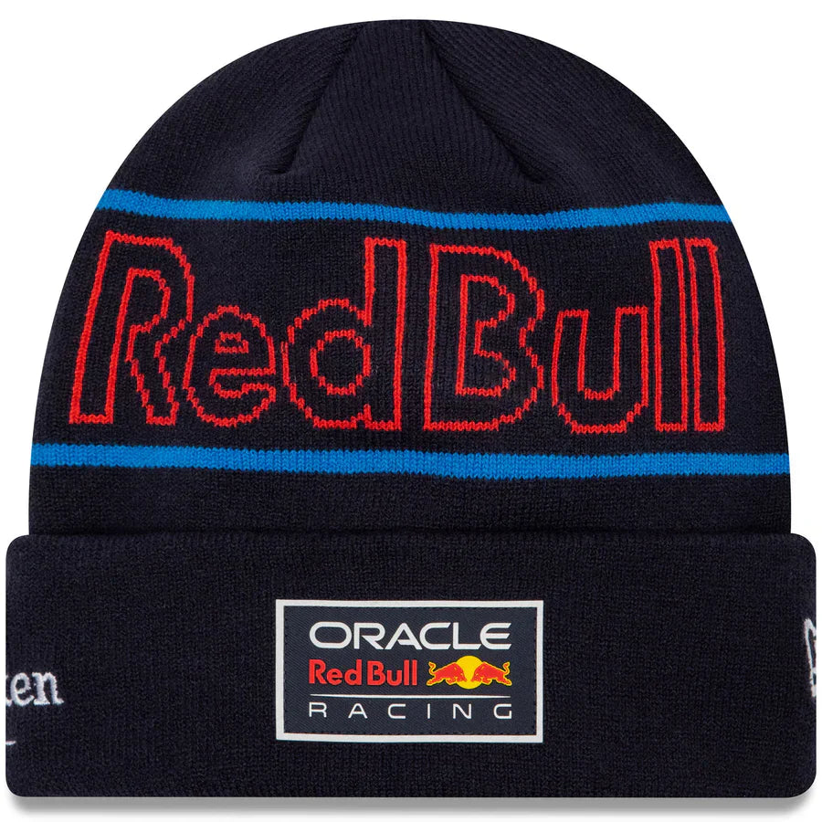 Zimná čiapka Red Bull, NEW ERA, Max Verstappen, tím, modrá, 2024